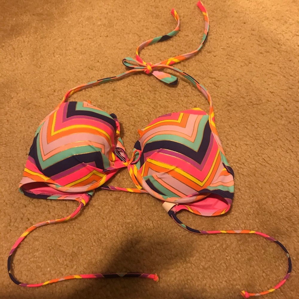 Victoria's Secret Multicolor Chevron Bikini Top